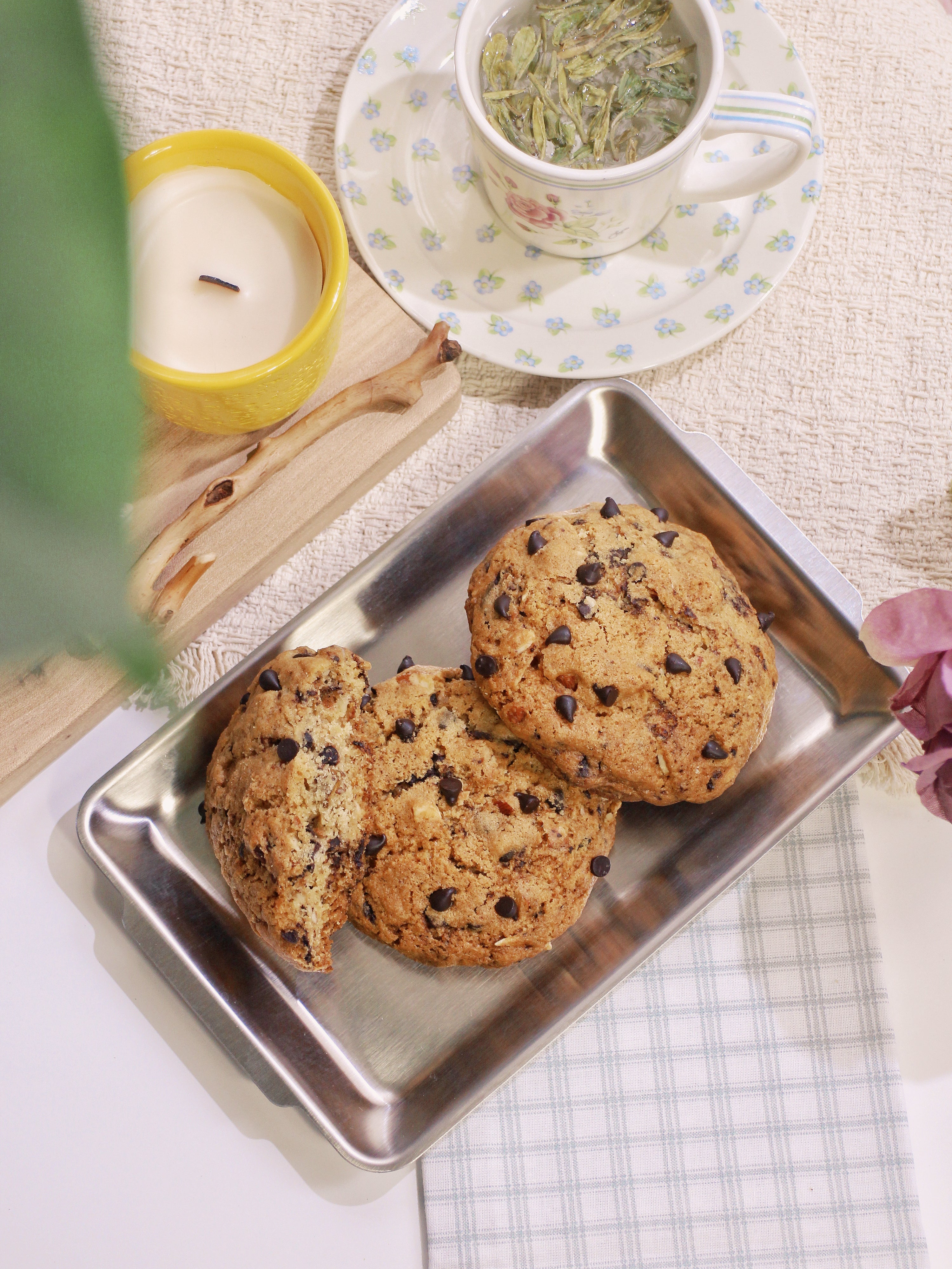 Chocolate Nut Soft Cookies